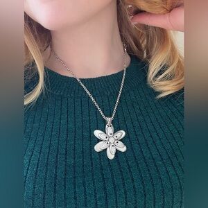 Brighton Necklace Flower Daisy Crystal Rhinestone
